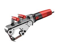 Máquina pulidora de tubos de acero inoxidable de 1100 W, lijadora pulidora de velocidad variable para moler aluminio, hierro, acero, tubos de plástico con 4 rodillos