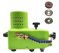 Máquina pulidora de vidrio eléctrica portátil, bordeadora de 800 W con velocidad de 8000 r/min para bricolaje y trabajos de vidrio, ideal para bordes biselados rectos y redondos, 12 mm de grosor