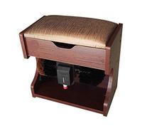 Máquina pulidora de zapatos Pulidora de zapatos con caja de almacenamiento y máquina de cojín suave Pulidora de zapatos automática portátil Pulidora de zapatos doméstica y comercial (A 40 cm) (B