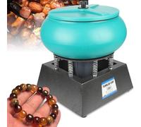 Máquina pulidora eléctrica de 250 W, vaso vibratorio de 12 L para joyas, piezas de metal, gemas, jade, manualidades, piezas de automóvil