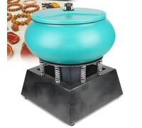 Máquina Pulidora Vibración,Tambor Pulido Vibratorio,Máquina Rectificadora Vibración Jade,Máquina Pulidora Tambor Vaso Vibratorio Pulidor Manga,para Joyería,Artesanía Madera Green