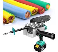 Máquina roscadora de tubos, herramienta de tracción de cables para conductos eléctricos, ranura de pared y conducto de suelo, extractor de cables de 40 m/min para uso profesional