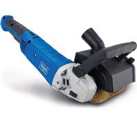 Máquina satiniadora Scheppach MRS1300, lijadora y cepilladora con cepillo de alambre de latón y función de arranque suave | 1300W | Ancho del cepillo: 100mm / Diámetro: 120mm