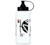 Marabu 12200075970 - Artist acrílico, color blanco titanio 500 ml, fina pintura acrílica en calidad de artista, a base de agua, consistencia pastosa, alta pigmentación, muy buen brillo y opacidad