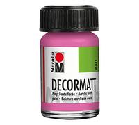 Marabu Decormatt - Pintura acrílica (15 ml), color rosa