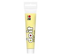 Marabu DO IT Craft Paint, 36 ml amarillo pastel, pintura acrílica semimate para bricolaje, manualidades y hobbies, pintura al agua, resistente a la intemperie, resistente a la luz, vegana, 12760076022