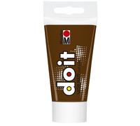 Marabu DO IT Craft Paint, 75 ml cacao, pintura acrílica semibrillante para bricolaje, manualidades y hobbies, pintura al agua, resistente a la intemperie, resistente a la luz, vegana, 12760002161