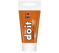 Marabu DO IT Craft Paint, 75 ml naranja, pintura acrílica semibrillante para bricolaje, manualidades y hobbies, pintura al agua, resistente a la intemperie, resistente a la luz, vegana, 12760002013
