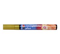 Marabu - Juego de 3 rotuladores textil Painter Plus PTE ojiva 3 mm oro Metal