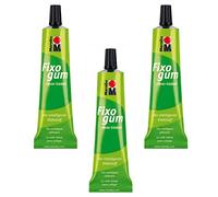 MARABU - Lote de 3 adhesivos de montaje "Fixogum Rubber Cement", tubo de 50 g