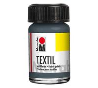 Marabu MR171639078 - Pintura para Tejidos y Telas, Color Gris