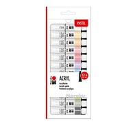 Marabu Pintura acrílica Pastel, 12 ml
