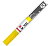 Marabu Textil - Punta de Pintor, Color Amarillo Brillante, 3 mm
