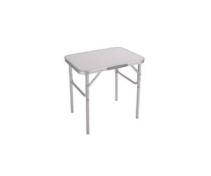 MARBUENO Mesa Plegable de Aluminio Blanca 60x45x25/60 cm Summer 10012B