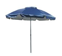 Marbueno Sombrilla Acero 6 Varillas D220 cm Nylon Color Azul Oscuro Jardin, Piscina y Playa MARBUENO SUMMER 10474AO