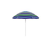 Marbueno Sombrilla Oxford Aluminio Con Funda Rayas Azul Blanco Verde 220 cm Blue, white and green stripes You