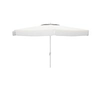 Marbueno Sombrilla de Aluminio Blanca Ø270 cm con Cubierta de Poliéster