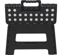 Marbueno Taburete Plegable Escalón de Plástico Color Negro 31,5x25x22 cm Cocina, Baño MARBUENO SUMMER 10533N
