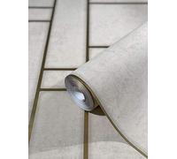 marburg Papel pintado beige gráfico - estampado, moderno - para salón, dormitorio o cocina - Fabricado en Alemania - 10,05m x 0,53m