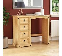 Marca Amazon - Vida Designs Home Discount Mesa tocador Corona con 4 cajones, Verde Pino, 47 L x 100 W x 84 H cm