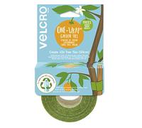 Marca VELCRO | Corbatas de jardín reutilizables de una vuelta Marca VELCRO | Corbatas multiusos, los accesorios de jardín perfectos y suaves con las plantas | Verde| 50 mm x 5,4 m