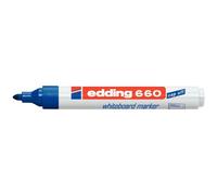 Marcador 660 - Azul - Para pizarras blancas - Punta de 1,5 a 3,0 mm - Edding