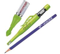 Marcador de agujeros profundos en espray verde - Marcador para agujeros perforados hasta 250 agujeros + Pica Dry + lápiz