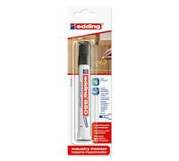 edding 950 marcador industrial - negro - 1 rotulador - punta redonda de 10 mm - marcador para escribir sobre metal, piedras, madera - superficies rugosas o húmedas - permanente, impermeable
