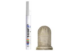 Marcador de pintura genérico, secado rápido, impermeable, restaurador, bolígrafo de pintura, letra lápida - Inscripciones al aire libre Monumento cementerio
