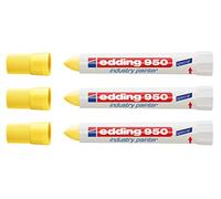 Marcador especial edding 950 industry painter, 10 mm | (3 marcadores, amarillo)