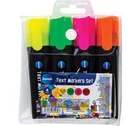 Marcador fluor centrum surtido estuche de 4