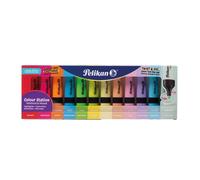 Pelikan Marcador fluor Textmarker 490 Colour Station Method&Mood Set 12 unidades (6 fluor+6 pastel)