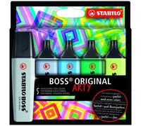 Marcador Fluor Stabilo Boss 70 Arty Line Colores Frios Estuche De 5