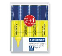 Marcador fluor staedtler 364 textsurfer classic amarillo estuche de 4