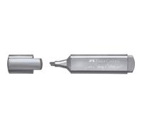Marcador Fluorescente FABER-CASTELL Textliner Metallic Plata Metálico