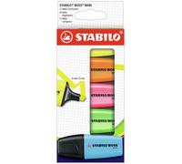 STABILO Marcador fluorescente BOSS MINI Estuche de 5 colores