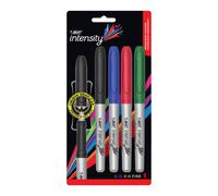 Marcador permanente de punta fina de intensidad BIC, resistente a la decoloració