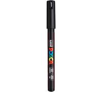 Marcador Posca de punta ultra fina, marca Uni-ball, color negro 1