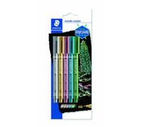 Marcador t.opaca no perm. staedtler 8323 metalico blister de 5 (oro, p