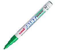 Marcador uni-ball px-21 uni paint marker verde, 12 unidades
