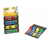 Marcadores adhesivos Post-it 683 1/2 pack de 4 azul,amarillo,rojo y verde