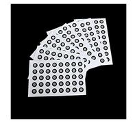 Marcadores de Puntos Escáner 3D de mano láser 2000 puntos con marcado reflectantes altos, 3 mm dentro y 6 afuera