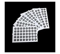 Marcadores de Puntos Escáner 3D de mano láser 2000 puntos con marcado reflectantes altos, 3 mm dentro y 6 afuera