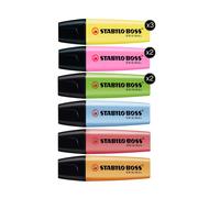 Marcadores Fluorescentes STABILO BOSS Original, Pack x10 Colores