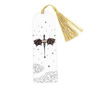 Marcapáginas de dragón | Marcapáginas acrílico de cuatro alas | Marcapáginas de lectura creativa, marcadores geniales con, marcadores de libros pequeños para adultos y niños, accesorios de