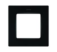 SIMON - Marco de Pared, 1 Elemento, Serie 82 Concept, Compatible con Series de Mecanismos Simon 75, 31, 82 y 88, Apto para Interiores, Fácil de Montar, Efecto Mate Antihuellas, Color Negro