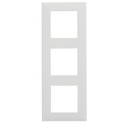 Marco 3 elementos blanco legrand niloe step