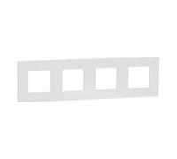 Marco 4 elementos unica deco blanco schneider