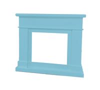 Marco De Chimenea Mpc Lipari Azul Turquesa Marco De Chimenea Lipari Azul Turquesa Para Chimenea Volcano Quemador Electrico o Quemador Existente En Madera Mdf Ideal Para Todos Los Ambientes Turquoise X