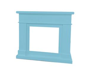 Marco De Chimenea Mpc Lipari Azul Turquesa Marco De Chimenea Lipari Azul Turquesa Para Chimenea Volcano Quemador Electrico o Quemador Existente En Madera Mdf Ideal Para Todos Los Ambientes Turquoise X